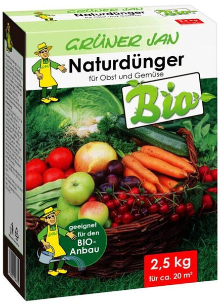 Grüner Jan Naturdünger für Obst und Gemüse 2,5 kg Angebote ab 39,99