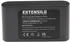 EXTENSILO Akku kompatibel mit Dyson DC30 White, DC35, DC30Dunkelgrau (2500 mAh, 14,8 V, Li-Ion)