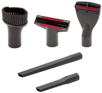 vhbw 5-tlg. KFZ-Reinigungs-Düsen-Set kompatibel mit Kärcher WD 5 P, WD 5 Premium, WD5 Renovation Kit, WD 5 P Premium- 35 mm Schwarz