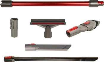 vhbw 6-tlg. Zubehör-Set kompatibel mit Dyson V15 Detect Detect Complete, Detect Absolute, Detect Absolute Extra, Detect +Rot