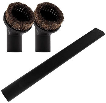 FixedByU Staubsaugerdüsen-Set MAXI Fugendüse 35cm+ 2x Saugpinsel Naturhaar Rosshaar, Zubehör für 35mm Staubsaugerrohre, (Kombi-Set)