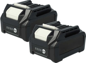 vhbw 2x Akku kompatibel mit Makita CL003GZ, CL003G, CL001GZ, CS002GZ, CL001G, CS002G, CL002GZ, CL002G, CW001G (2500 mAh, Li-Ion, 40 V)