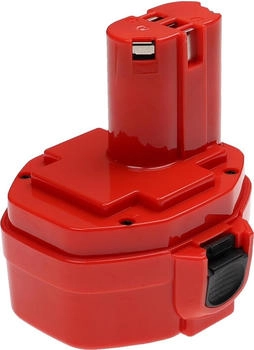 EXTENSILO Akku Ersatz für Makita 1434, 192600-1, 1435, 192699-6, 1422, 1422 192600-1, 1433, 1435F, 1420 für (3300 mAh, NiMH, 14,4 V)