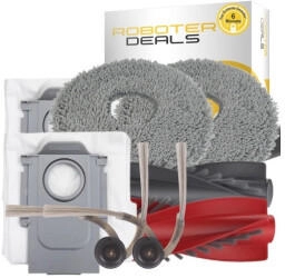 Roboter-Deals Zubehör Set Ersatzteile Kit für Roborock 10R 1x Hauptbürste 2X Pad