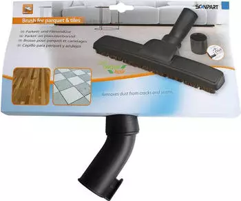 SCANPART Universale Parkettb&uuml;rste 32+35 mm Schwarz