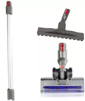 Maxorado Staubsauger-Zubeh&ouml;r-Set Turbod&uuml;se, Parkettd&uuml;se & Rohr f&uuml;r Dyson V7/V8/V10/V11/V15