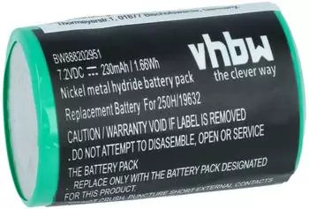 vhbw Ersatzakku f&uuml;r Servox Speech / Digital XL NiMH 230mAh 7,2V (D45N7)