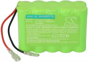 vhbw Ersatzakku f&uuml;r Roto RotoMatic RT1, DS1000, DS1000S NiMH 2000mAh 12V (179097261-1)