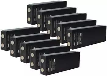 vhbw RSC7220 Ersatzakku NiMH 7,2V 2500mAh, 10er-Pack (183592952-10)