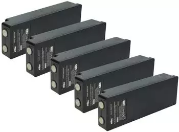 vhbw Akku 5er-Set f&uuml;r Industrie-Funkfernsteuerung NiMH 2000mAh 7,2V (180790918-1)
