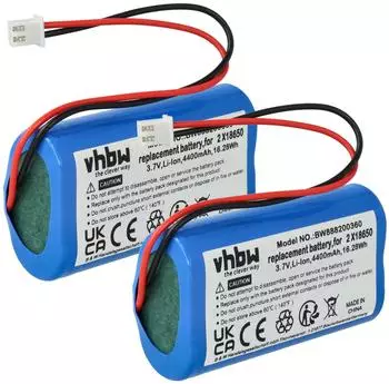 vhbw Ersatzakku f&uuml;r Zafferano Poldina Pro / Pro Mini, Li-Ion, 3,7V, 4400mAh (183592963-18)