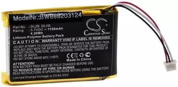 vhbw Ersatzakku f&uuml;r DermLite Pro/II/III 1150mAh, 3,7V, Li-Polymer (VHBW4062692235241)