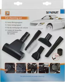SCANPART Universal Autopflegeset f&uuml;r Staubsauger, 35mm, schwarz (1190000104)