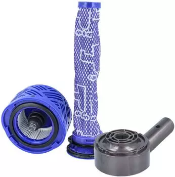 vhbw Filter-Set (Luftfilter, Vorfilter, Motorabdeckung) für Dyson V6/V7