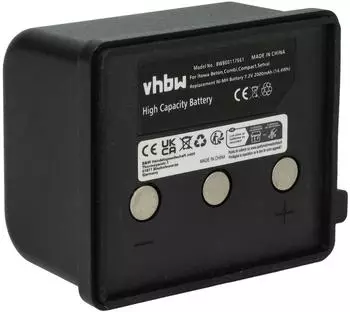 vhbw Ersatzakku f&uuml;r Itowa BT7223 / BT7223MH NiMH 2000mAh 7,2V