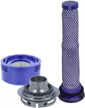 vhbw Filterset 3-teilig f&uuml;r V8 Animal / V8 Focus Clean (HEPA-Filter, Vorfilter, Motorabdeckung) (184107618-5)