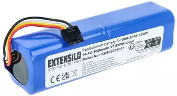 EXTENSILO Akku f&uuml;r Xiaomi Roborock S8 Max Ultra / S8 Plus Li-Ion 6800mAh 14,4V (183141302-26)