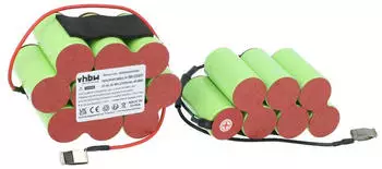 vhbw Staubsauger Ersatzakku NiMH 2000mAh 20,4V (183981224-2)