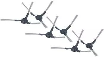 vhbw Seitenbürsten-Set für RCV3 Saugroboter, 3-armig, schwarz/grau, 6 Stück (184061162)