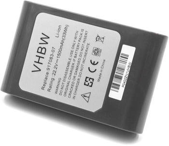 vhbw Akku passend für Dyson DC43h Animal Pro, DC44, DC44 Animal, DC45, DC45 Animal Pro Staubsauger (Li-Ion 1500mAh 22.2V)