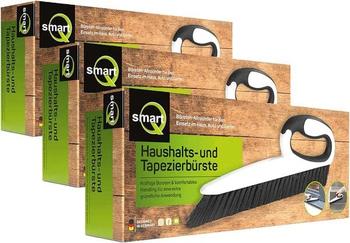 SmartQ Haushalt-& Tapezierbürste weiß/schwarz 3er-Set, SmartQ, (3-tlg)