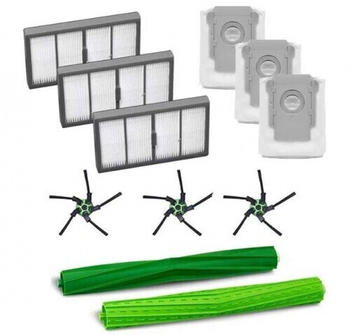 Roboter-Deals Zubehör Set Ersatzteile für iRobot S9 und S9+ (3x Filter+ 2x Hauptbürste + 3x Beutel + Seitenbürste)