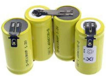 AccuCell 4.8V Akku passend für Hand-Staubsauger AEG Liliput Sauger