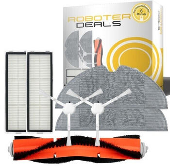 Roboter-Deals Zubehör-Set (Ersatzteile) für Xiaomi Mi Robot Vacuum Mop 2 Pro+ (Mijia 1T) (STYTJ02ZHM) (1xHB, 2xFi,2xSB, 2xPad)