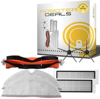 Roboter-Deals Zubehör Set für Roborock E5 (2x Seitenbürsten, 2x Pad, 2x Filter, 1x Hauptbürste)