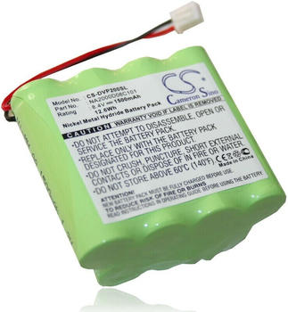 vhbw Ni-MH Akku 1500mAh (8.4V) kompatibel mit Digital Radio Dual dab 20 Ersatz für NA2000D08C101.