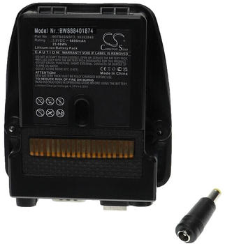 vhbw Akku kompatibel mit Trimble 500 Data Collector, TDS Ranger 300, TSC2, TSC2 controller Messgerät (6600mAh, 3,8V, Li-Ion)