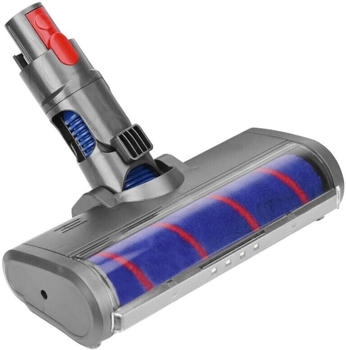 TradeShop Elektrische Turbobürste / Bodendüse / Softroller mit LED kompatibel mit Dyson V7, V8, V10, V11, V12, V15, SV10, SV12 / mit Softwalzen
