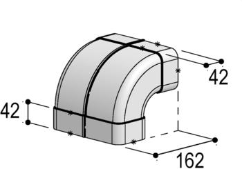 Berbel Flachrohr System 125 - 90°-Bogen senkrecht