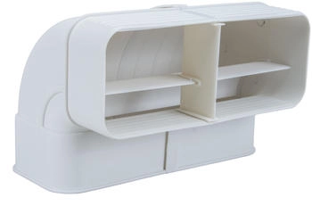 Air-Circle Rohrbogen 90° senkrecht einseitig gemufft (N20072)