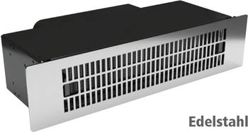 Airtec Flachkanal 175x80mm, Edelstahl Lüftungsgitter, Umluft Sockelgitter