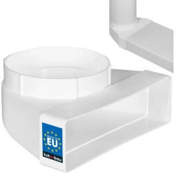 Kotarbau Flachkanal Umlenkstück 90° für Rund-Eckig
