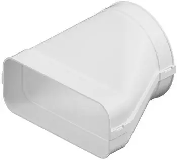 Airtec Flachkanal 222x89mm auf Ø 150mm, Übergangsstück Lüftungsrohr Küche