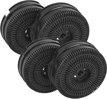 vhbw 4x Aktivkohlefilter kompatibel mit Elica AURORA ST/WH/F/60, AURORA ST/GRX/F/90, AURORA ST/WH/F/50, ELITE1460-D Dunstabzugshaube