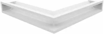 Kratki Eck-Lüftungsgitter 560 x 560 x 90 Luft weiß