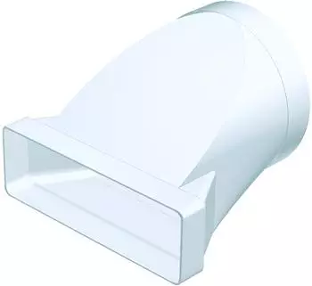 Vents Übergangsstück Lüftungskanal Rundrohr DN 150 220 x 90 mm