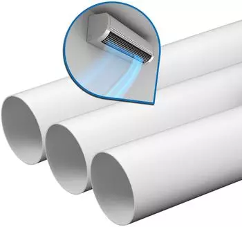 Awenta kör4u Lüftungsrohr Ø 150 mm weiß 100 cm