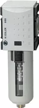 Riegler Aktivkohlefilter »FUTURA«, PC-Behälter u. Schutzkorb, BG 1, G 3/8