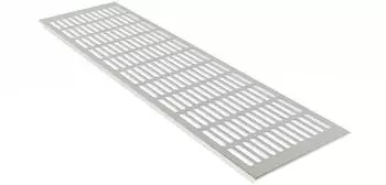 MS Beschläge Alu-Gitter 150 x 200 mm Silber F1 Eloxiert Luftzirkulation