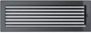 Kratki Lüftungsabdeckung 17x49 graphit mit Jalousien