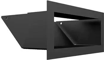 Kratki Lüftungsgitter LUFT 9x20 schwarz