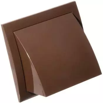 Europlast Lüftungsgitter Platte 148X153Mm Ø100Mm Braun