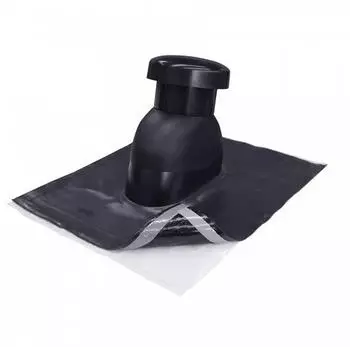Kl&ouml;ber Metalldach Universal L&uuml;fterhaube &Oslash; 125mm 56 x 50 cm grau