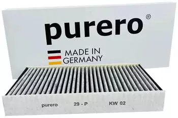 AIR2GO Purero Premium Aktivkohlefilter f&uuml;r Miele DKF29 / 11292130 / DKF29-P