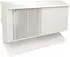 Kermi x-well Wetterschutzgitter, doppelt NW 160, waagrecht, RAL9016 Y2401160004K