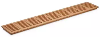 Sotech L&uuml;ftungsgitter aus Massivholz Buche natur 550 x 100 x 15 mm Qualit&auml;ts Abluft-Gitter von